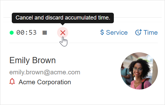 Canceling a timer