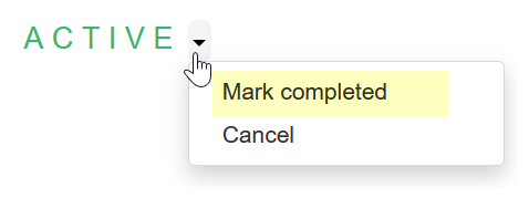 Complete contract manually