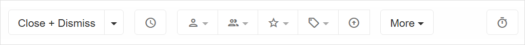 Conversation toolbar