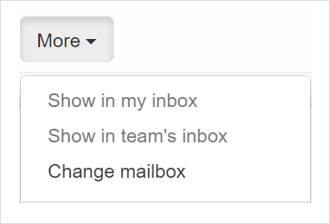 Change conversation mailbox