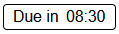 Time remaining until due date