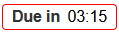 Open conversation nearing its due date 