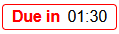 Open conversation very close to its due date