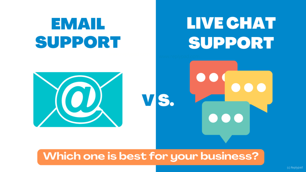 Email vs. Live Chat for Support - Which one is best for your team?