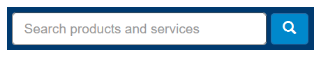 Search products and services