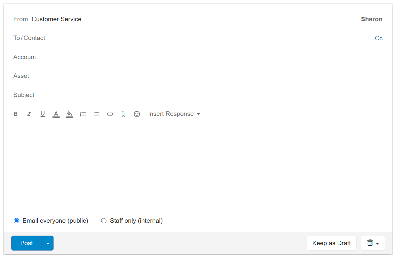 New conversation details