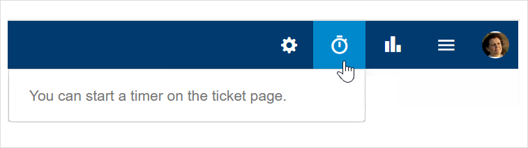 Timer icon when there are no any timers