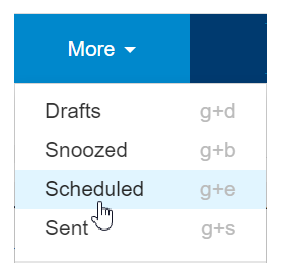 View all scheduled replies